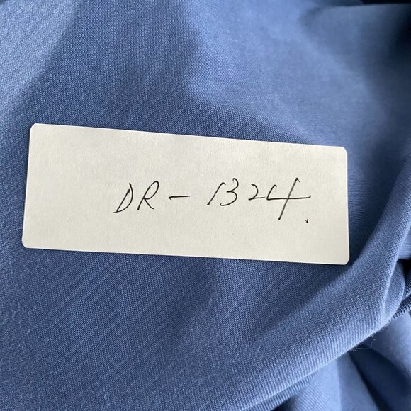 Betabrand Dress Large Blue Long Sleeve Solid Rayon Blend Stretch DR-1324 - Picture 2 of 9